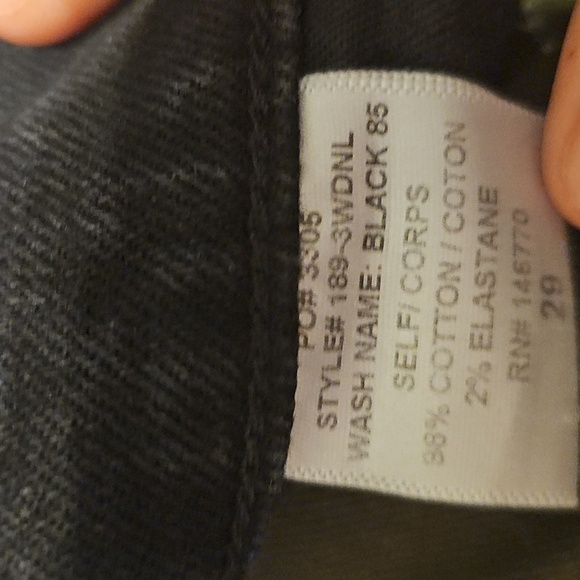 Re/Done Black Multi-button Made In USA Straight Leg Jeans Womens Size 29 - Picture 8 of 8